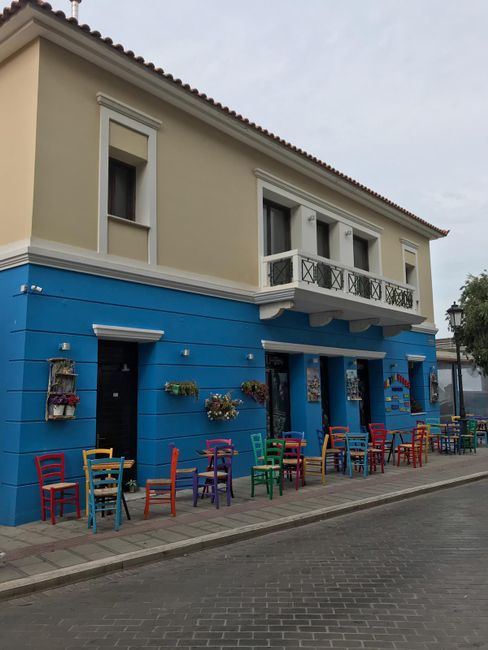Preveza quay and narrow, culinary streets