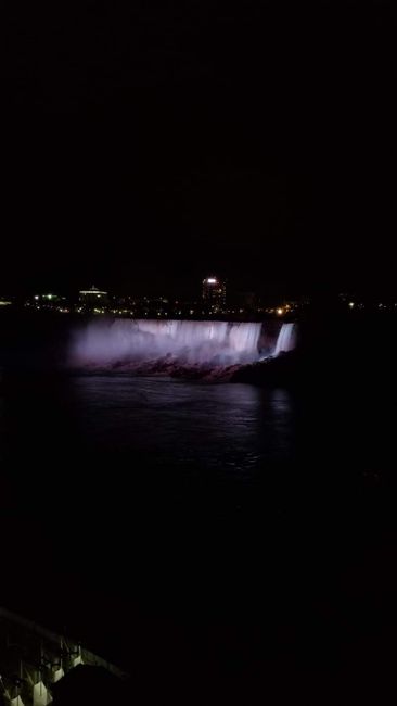 Silvester an den Niagarafällen