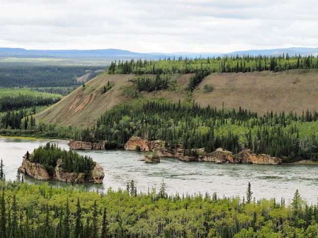 The 'Five Finger Rapids' of the Yukon River