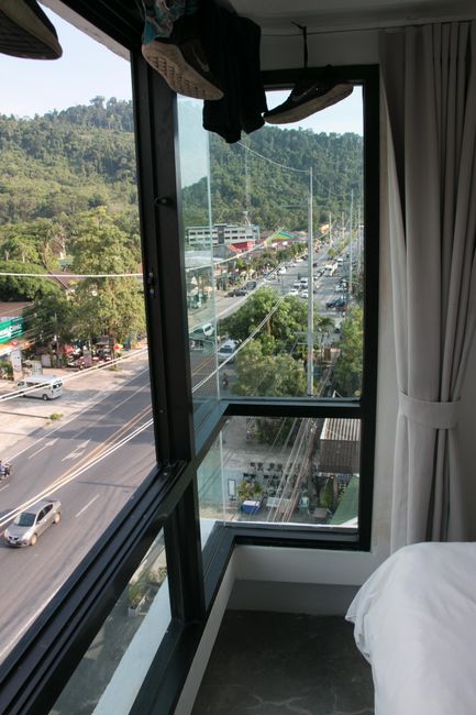 Aussicht aus dem Hotel
