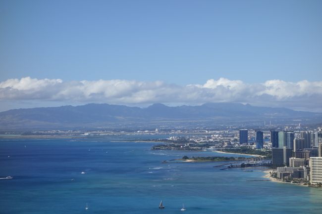 Vista de Waikiki desde Diamond Head