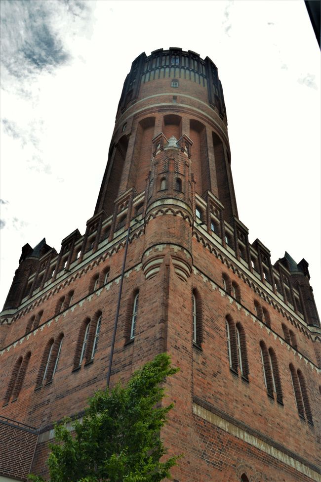 Der Wasserturm von Lüneburg. 
