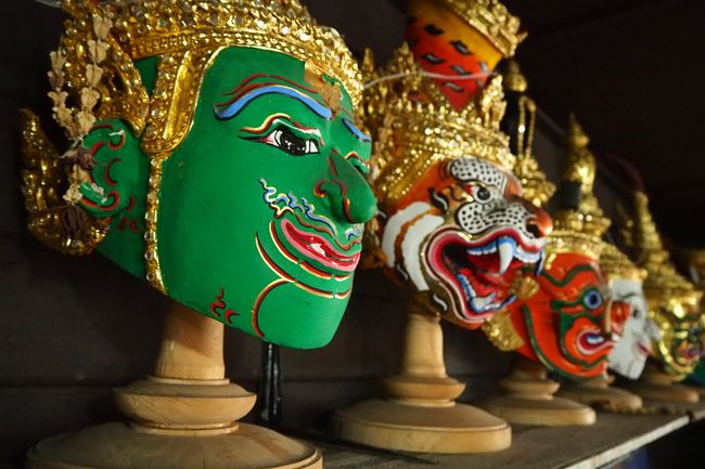 Traditional Thai puppet theater 