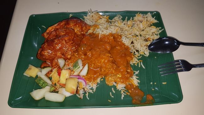 Indisches Abendessen. 