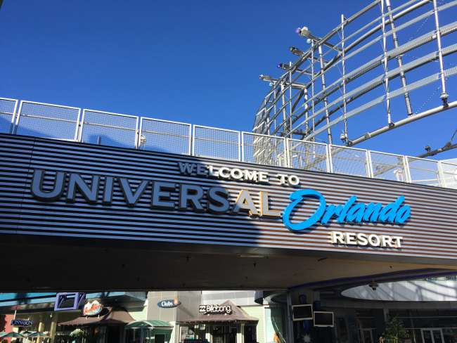 Eingang Universal Studios Orlando