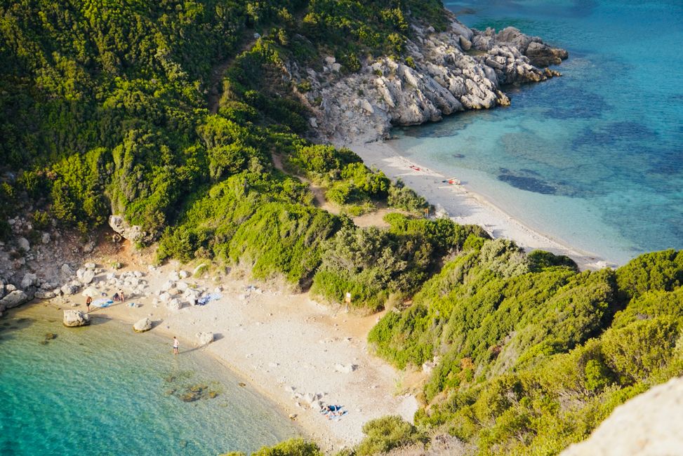 Afionas und Porto Timoni
