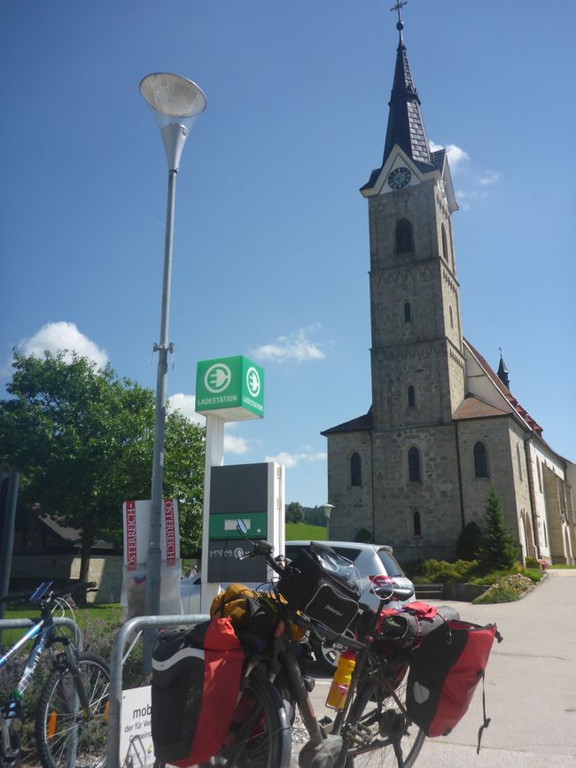 In Reichenau/Mühlkreis gibt es die benötigte Ladestation 
