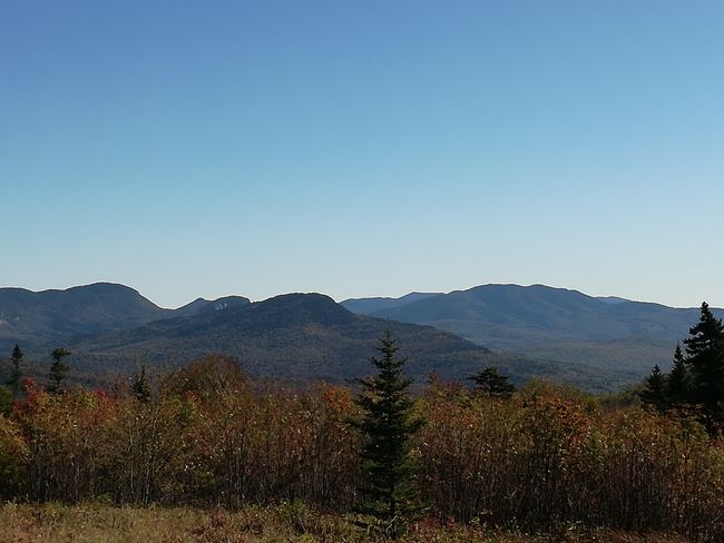 Tag 4: Mt Moosilauke Highway - Kancamagus Highway - White Mountain National Forrest - Settlers Green Outlet Village in North Conway - Bangor