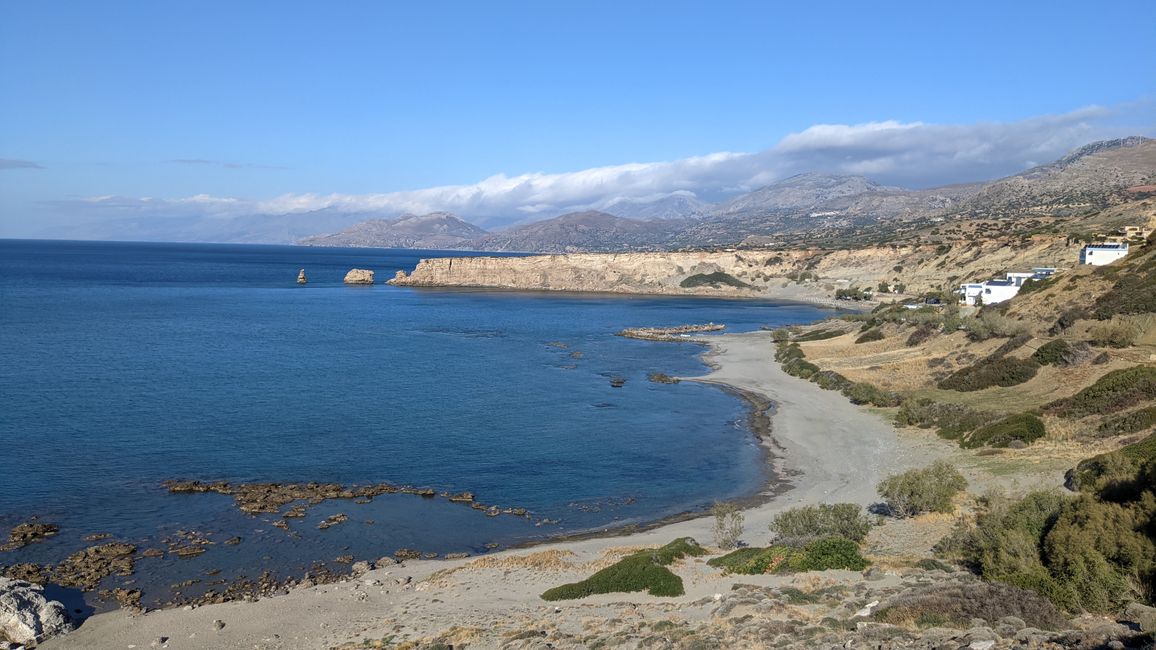 Tag 140 Little Triopetra beach-Agia Gallini harbor