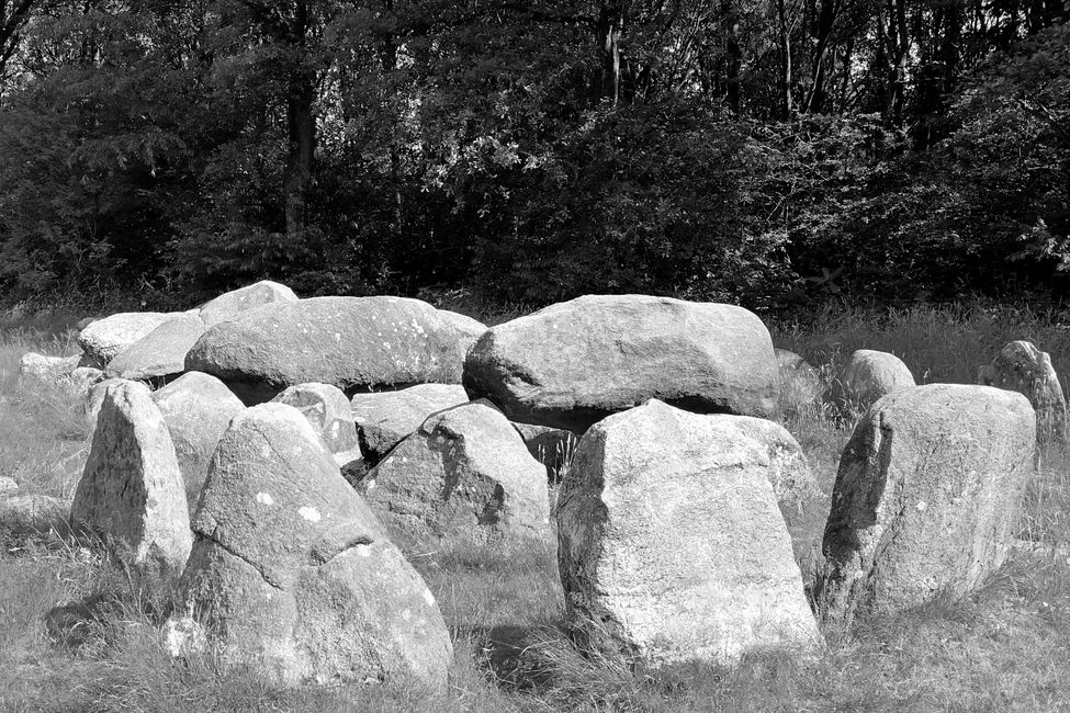 Even more dolmens, this one more like a stone circle