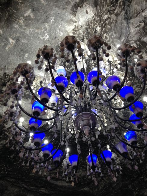Lampadario di gocce d'acqua salata