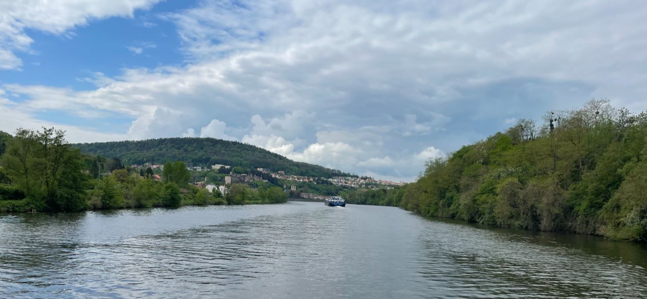 the Moselle between Schwebsingen and Metz