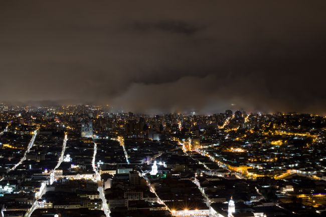 Quito kann auch sehr gefährlich aussehen