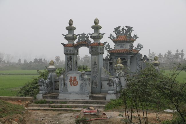 Tombstone of a wealthy Vietnamese