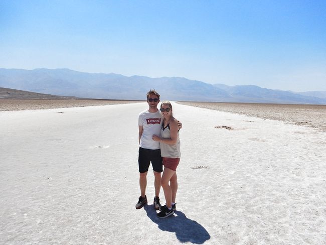 Death Valley - Visitor Center (124 Fahrenheit = 51 degrees Celsius)
