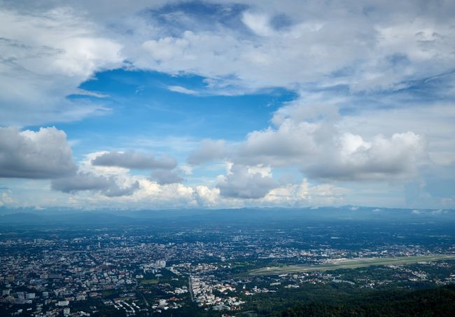 Blick über ChiangMai