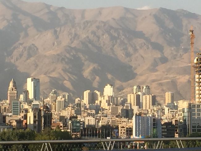 Arriving in Tehran