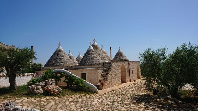 we already see trulli house on our way