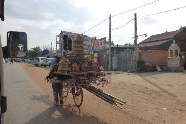 Auf dem Weg hat man recht viel von dem Kambodscha abseit der Touristenrouten gesehen.