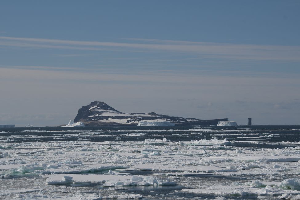 Pack ice at the Possession Islands