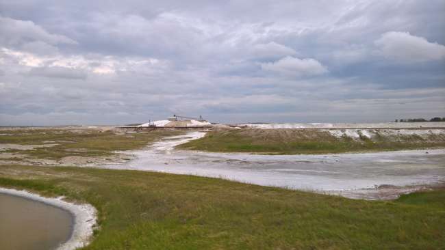 Salt mining in the prairies