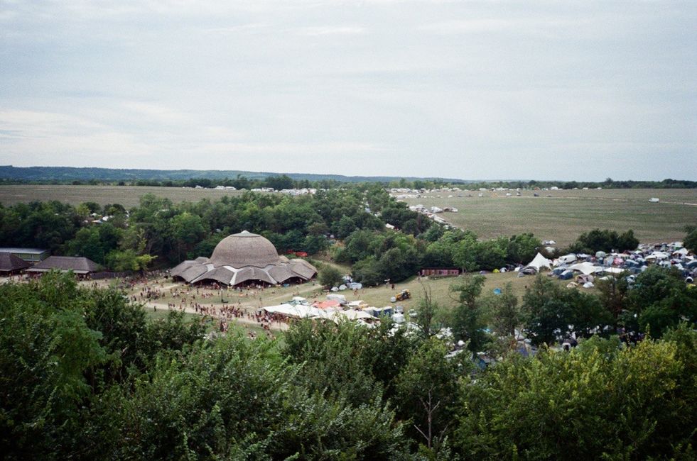 The chillout dome from above