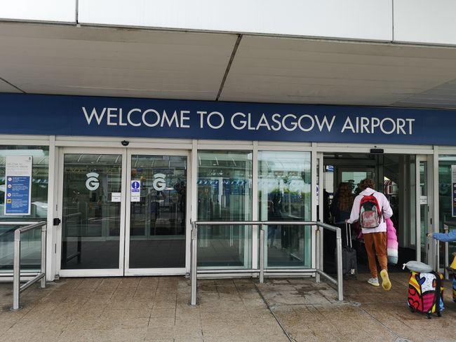 Day 1 - Arrival in Glasgow