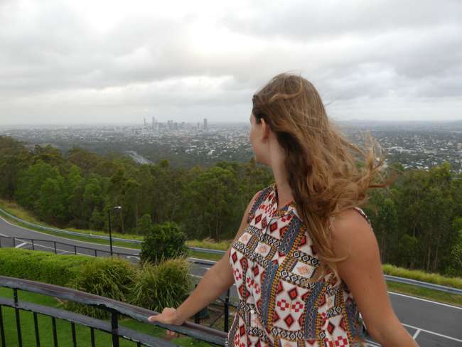 View of Brisbane from Mount Coot-tha Lookout