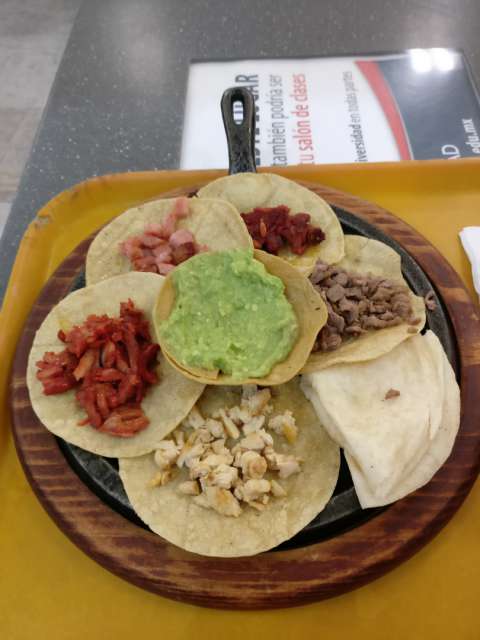 Midnight snack at Mexico City Airport
