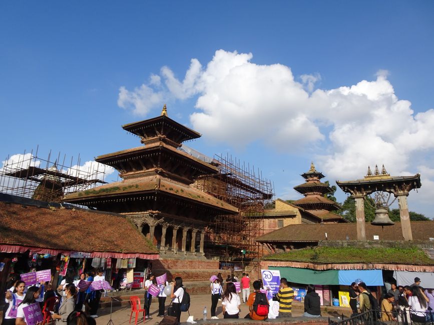 Bodnath, the most important Buddhist sanctuary for Tibetan exiles