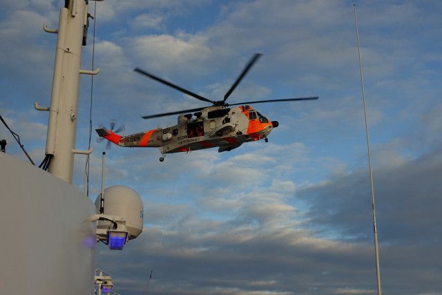 03-02-2022: Sea day and rescue exercise