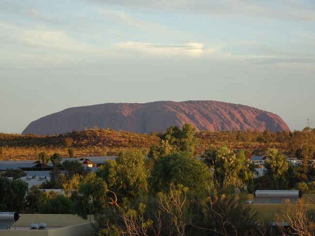 Uluru bei Sonnenuntergang