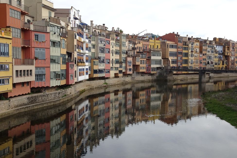 the old town quarter in Girona