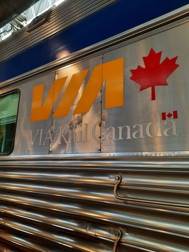 Not just skim over it! Taking the train from Toronto to Winnipeg