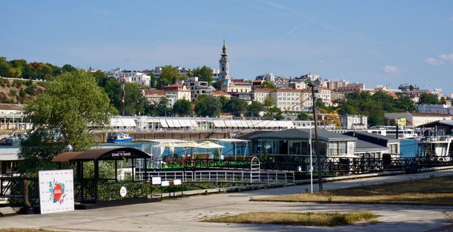 Belgrader 'Skyline' entlang der Donau