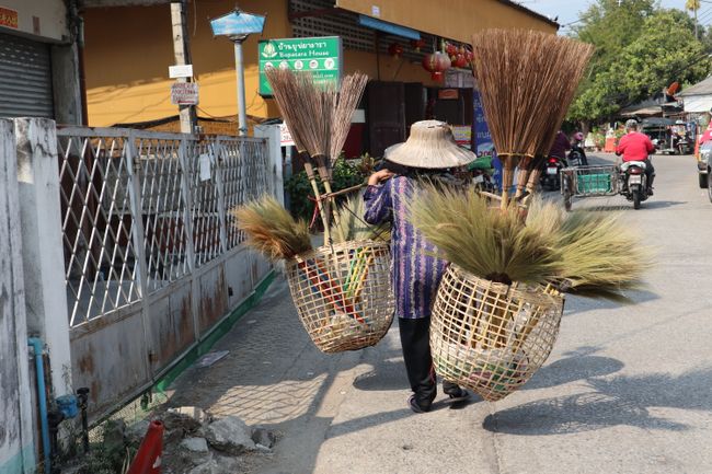 The local broom seller.