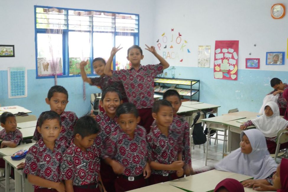 in der Schule von Parang Tinggia