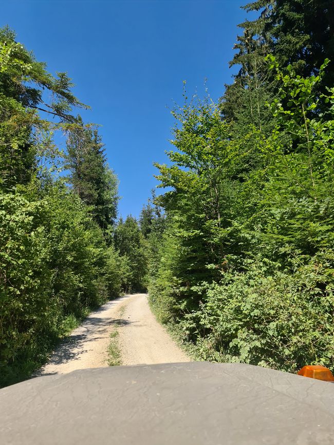 Auf dem Weg nach Srebrenica wurden dieLandstraßen immer schmaler.