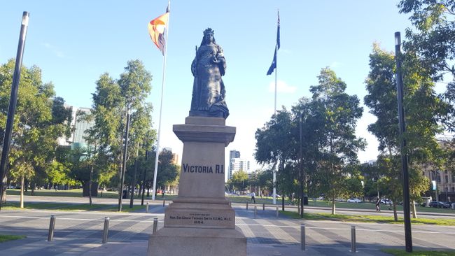 Queen Victoria Monument at Victoria Square