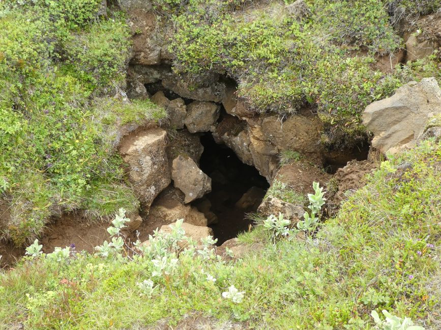 Ausgang aus der Lavahöhle