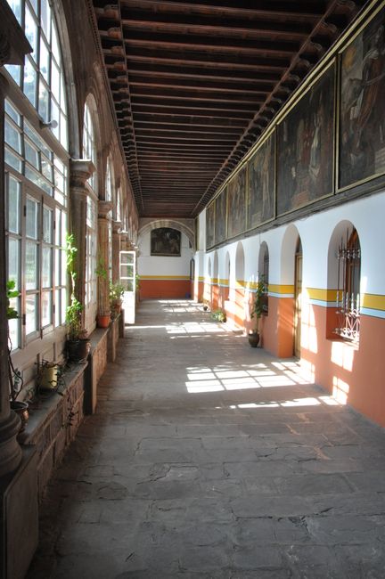 A special cloister completes the picture