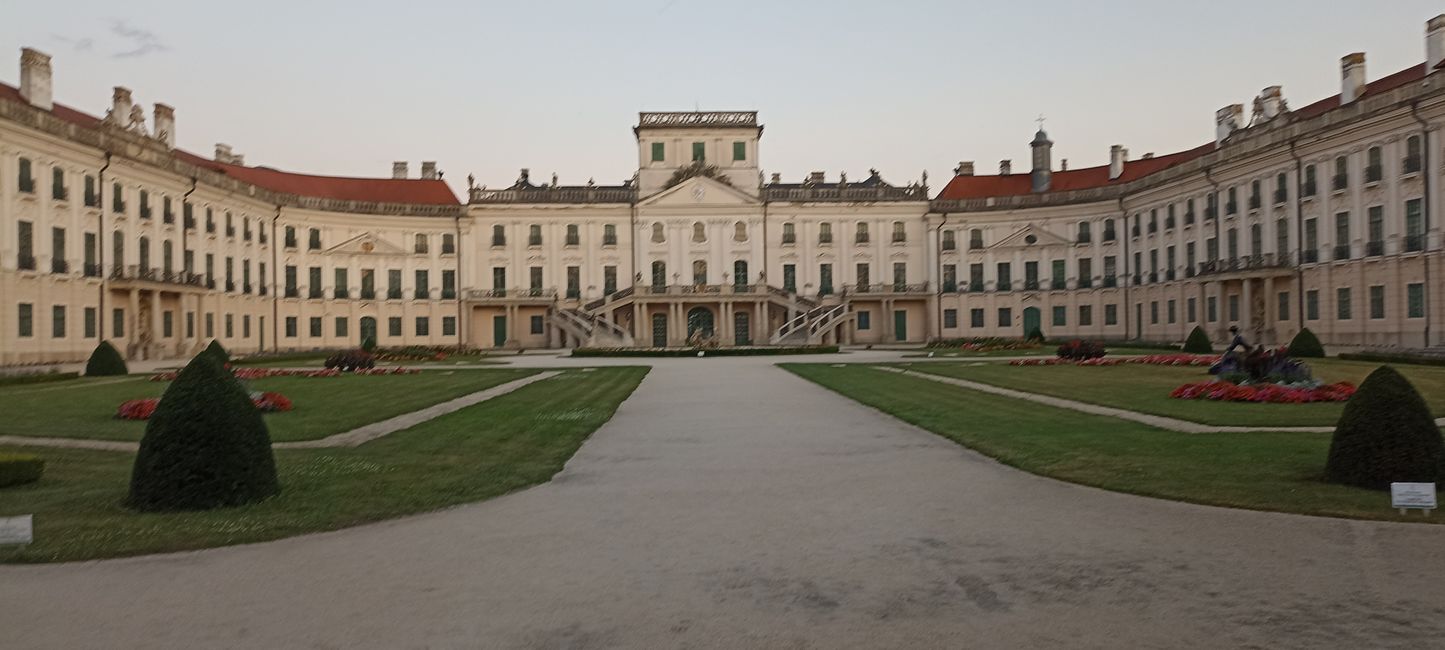 Schloss Esterhazy in Fertöd.      
