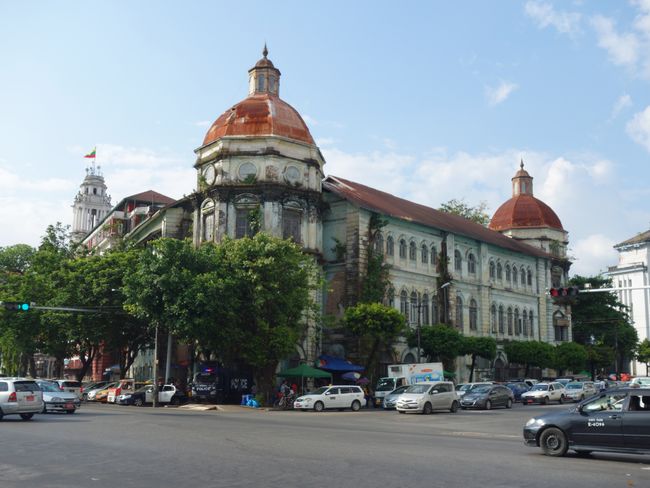 Yangon, Kolonialviertel