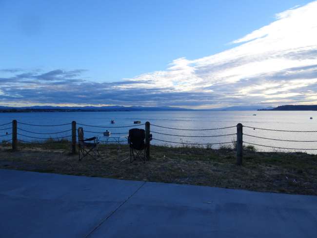 New Year's Eve by Lake Taupo