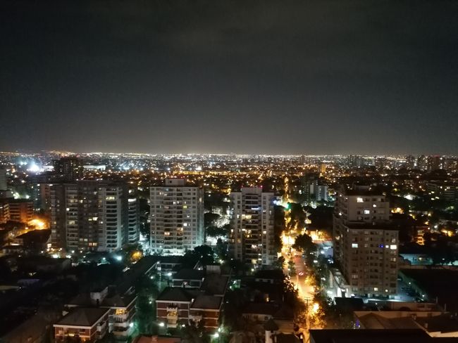 Santiago bei Nacht 