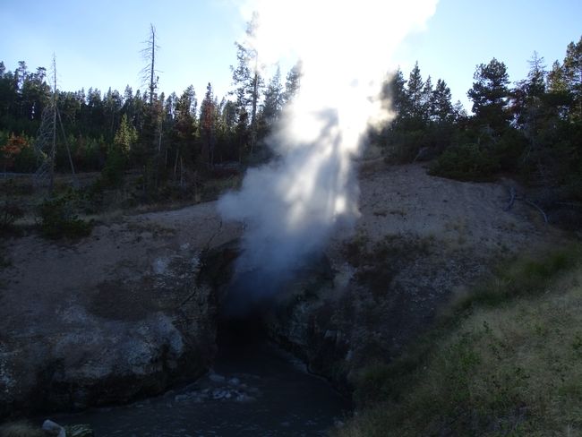 The Devil's Mouth. Made very disturbing noises caused by gases.