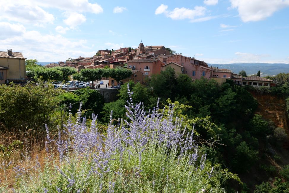 2021 - Juli - Wanderung im Luberon, Tag 3, Roussillon