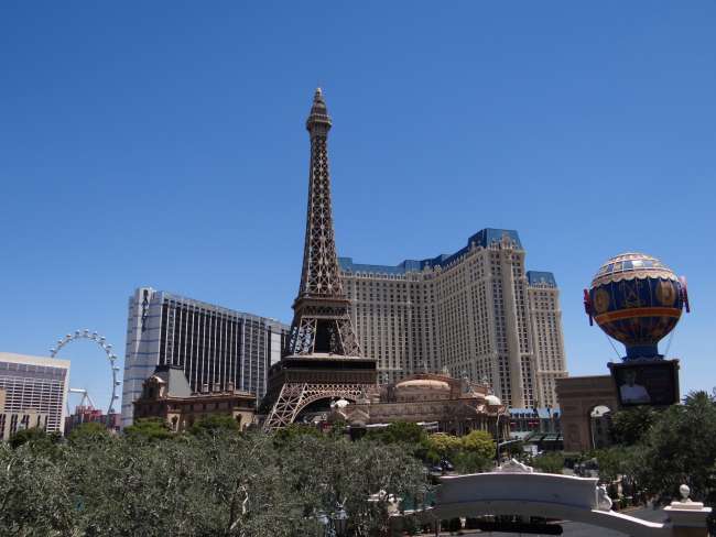 Der Eiffelturm in Las Vegas
