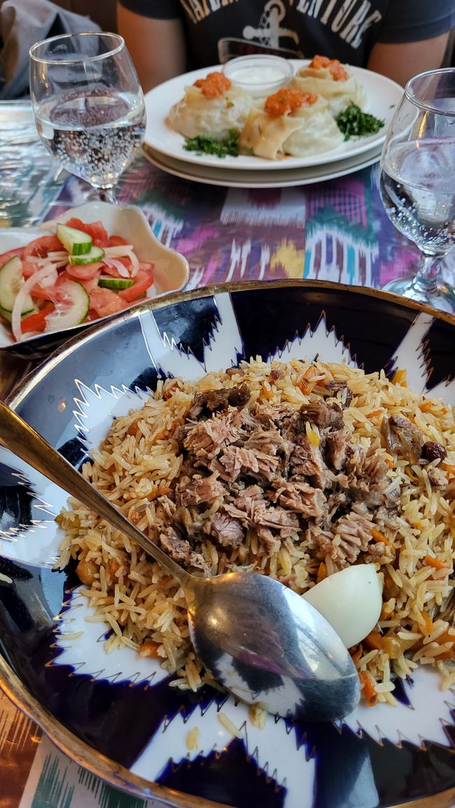Abendessen im usbekischen Restaurant