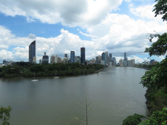 View of Brisbane from Kangaroo Point
